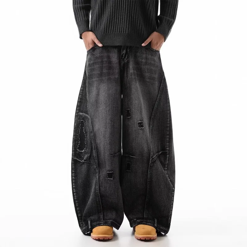 2026 New Men's Oversized Baggy Denim Wide Leg Pants for Men Y2k Fashion Korean Retro High Street Patchwork Streetwear Jeans
2026 New Men's Oversized Baggy Denim Wide Leg Pants for Men Y2k Fashion Korean Retro High Street Patchwork Streetwear Jeans