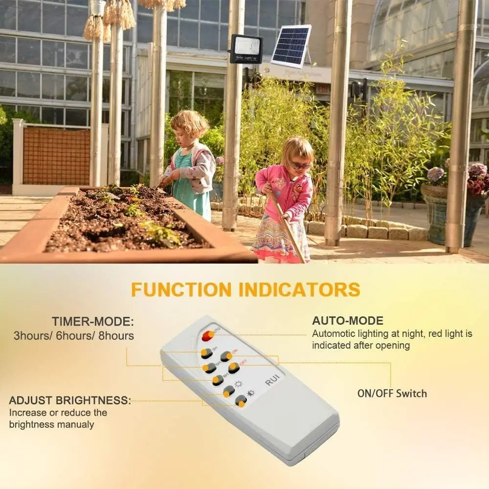 IP67 Waterproof Solar Flood Lights 1000mAh Capacity 15W Power Solar Powered Spotlight Solar Reflector Adjustable Angle
IP67 Waterproof Solar Flood Lights 1000mAh Capacity 15W Power Solar Powered Spotlight Solar Reflector Adjustable Angle