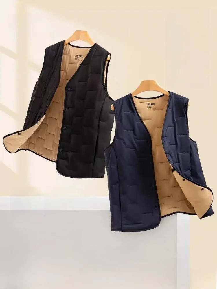 00 шерстяной наполнитель V-Ne, мужской жилет, многослойный, теплый, со стойкой, повседневный, осенне-зимний, модный, базовый цвет, магазин напрямую
00 шерстяной наполнитель V-Ne, мужской жилет, многослойный, теплый, со стойкой, повседневный, осенне-зимний, модный, базовый цвет, магазин напрямую