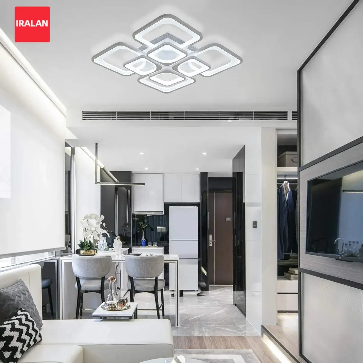 IRALAN LED Ceiling Light Fixture Flush Mount Ceiling Chandelier Ceiling Lamp for Kitchen Bedroom Study Living Room Bedroom
IRALAN LED Ceiling Light Fixture Flush Mount Ceiling Chandelier Ceiling Lamp for Kitchen Bedroom Study Living Room Bedroom