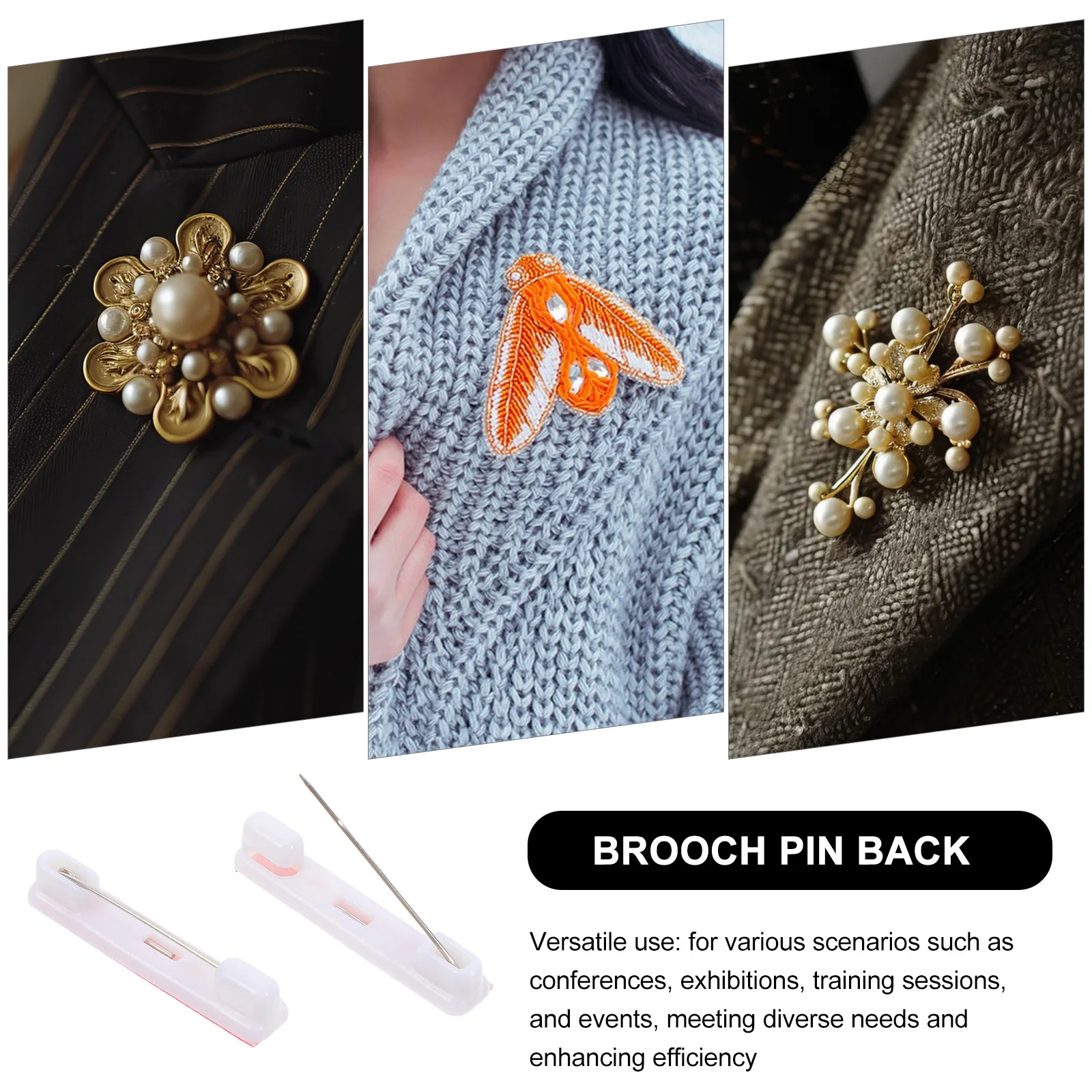 200 Pcs Plastic Pins Hat DIY Crafts Buttons Badge Backers Holder Name Tags Clips Adhesive Backing Blank White Brooch Pin Back
200 Pcs Plastic Pins Hat DIY Crafts Buttons Badge Backers Holder Name Tags Clips Adhesive Backing Blank White Brooch Pin Back