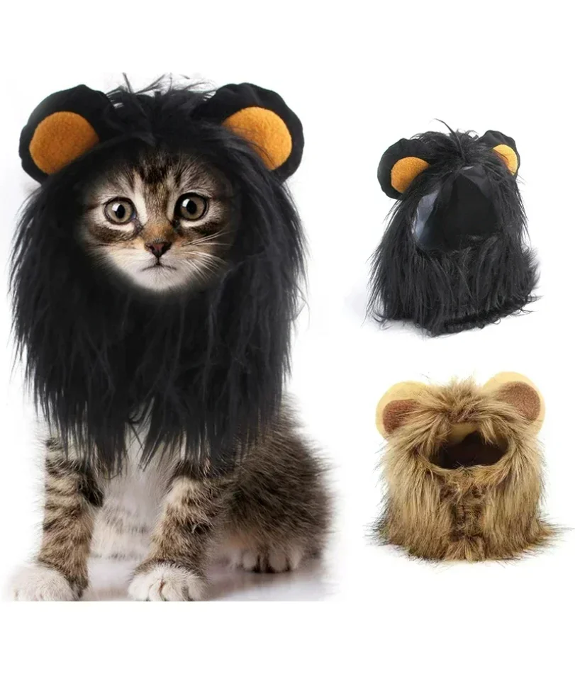 Cat Cosplay Dress Up Pet Hat Lion Mane for Cat Puppy Lion Wig Costume Party Decoration Halloween Christmas GatosPet Supplies
Cat Cosplay Dress Up Pet Hat Lion Mane for Cat Puppy Lion Wig Costume Party Decoration Halloween Christmas GatosPet Supplies