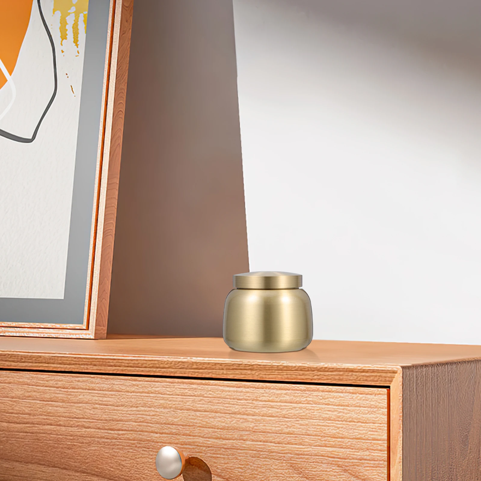 Small Brass Urn For Ashes And Reliable Cremation Urn Sealed Storage Jar For Pet Or Human Ashes For Powder Jar Tea Canist
Small Brass Urn For Ashes And Reliable Cremation Urn Sealed Storage Jar For Pet Or Human Ashes For Powder Jar Tea Canist