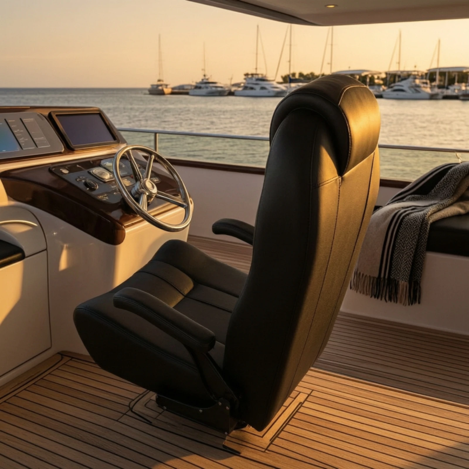 Boat Driver Seat with Armrests Sturdy High-Back Boat Seat Helm Chair Supportive Seating Reliable for Anglers, Fishing Boats
Boat Driver Seat with Armrests Sturdy High-Back Boat Seat Helm Chair Supportive Seating Reliable for Anglers, Fishing Boats