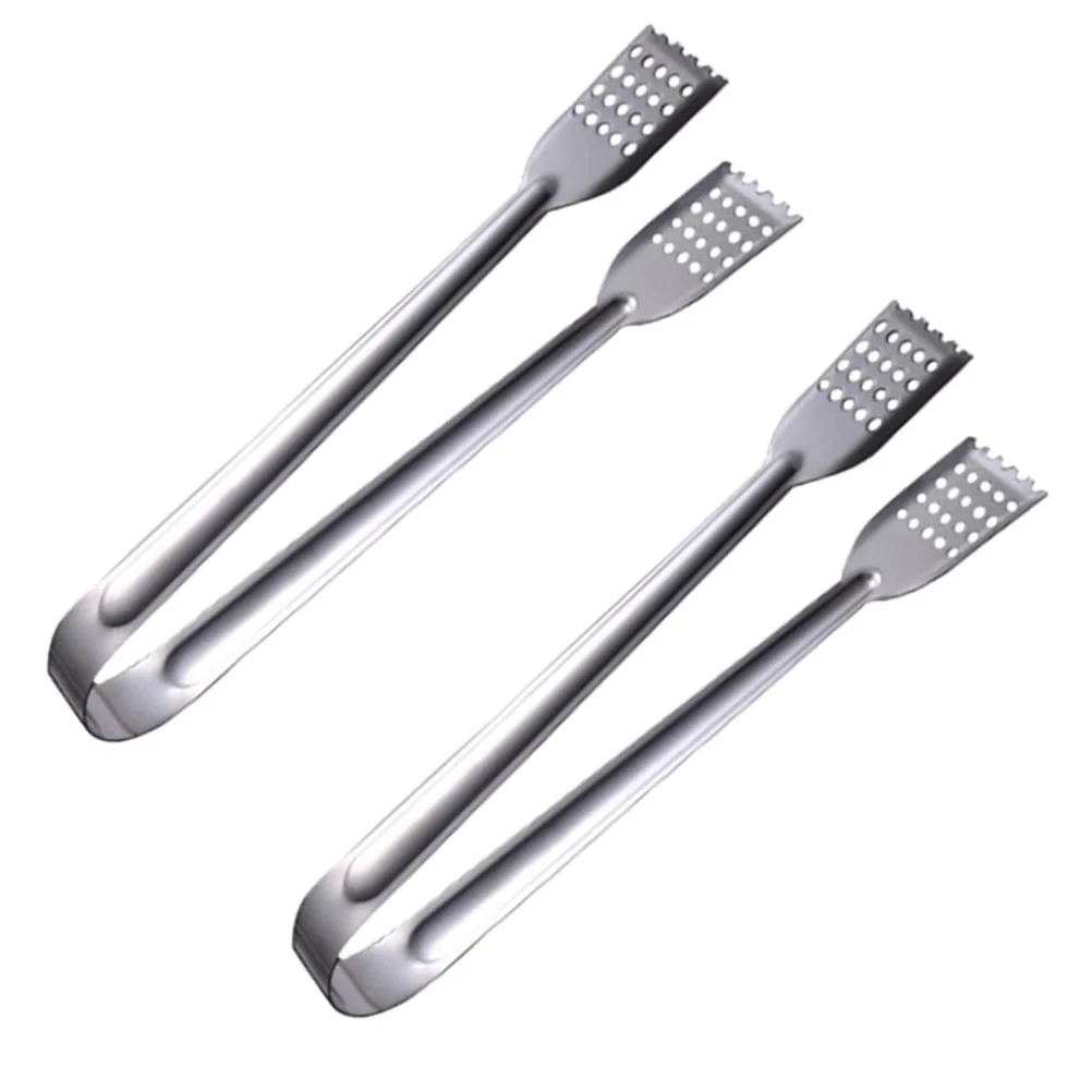 2pcs Stainless Steel Flat Head Food Clip Multifunction Bread Tong Kitchen Serving Tongs for Barbecue Salad Buffet (9 inch)
2pcs Stainless Steel Flat Head Food Clip Multifunction Bread Tong Kitchen Serving Tongs for Barbecue Salad Buffet (9 inch)
