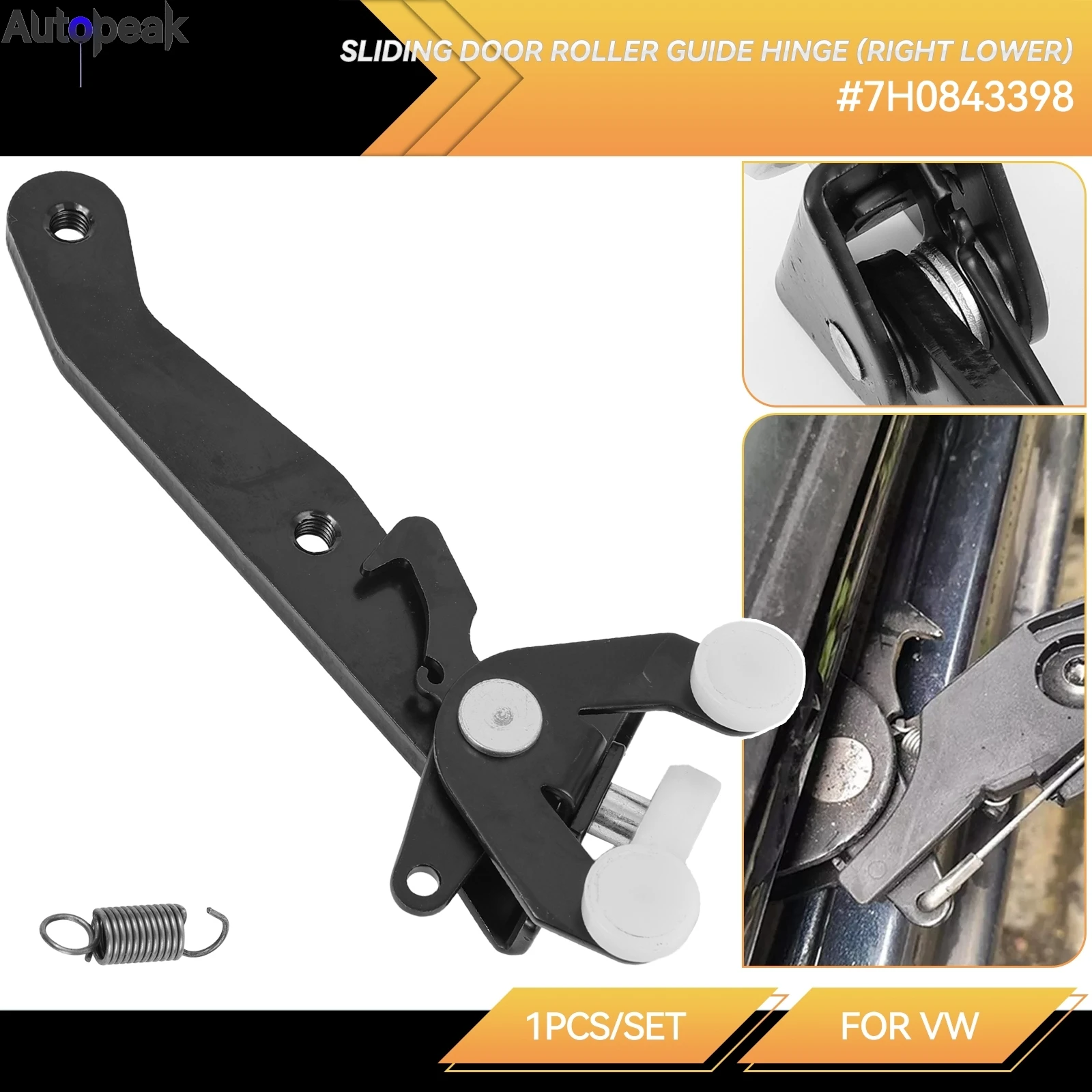 Car Sliding Door Roller Guide Hinge Bottom Lower Right Side w/ hook For Volkswagen VW Transporter T5 2003-2015 Auto Accessories
Car Sliding Door Roller Guide Hinge Bottom Lower Right Side w/ hook For Volkswagen VW Transporter T5 2003-2015 Auto Accessories