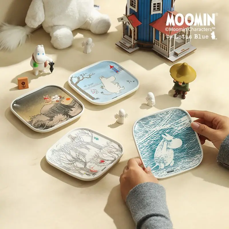 Kawaii Moomin Ceramic Plate Snufkin Anime Action Figures Tableware Environmentally Friendly and Heat-resistant Mother's Day Gift
Kawaii Moomin Ceramic Plate Snufkin Anime Action Figures Tableware Environmentally Friendly and Heat-resistant Mother's Day Gift