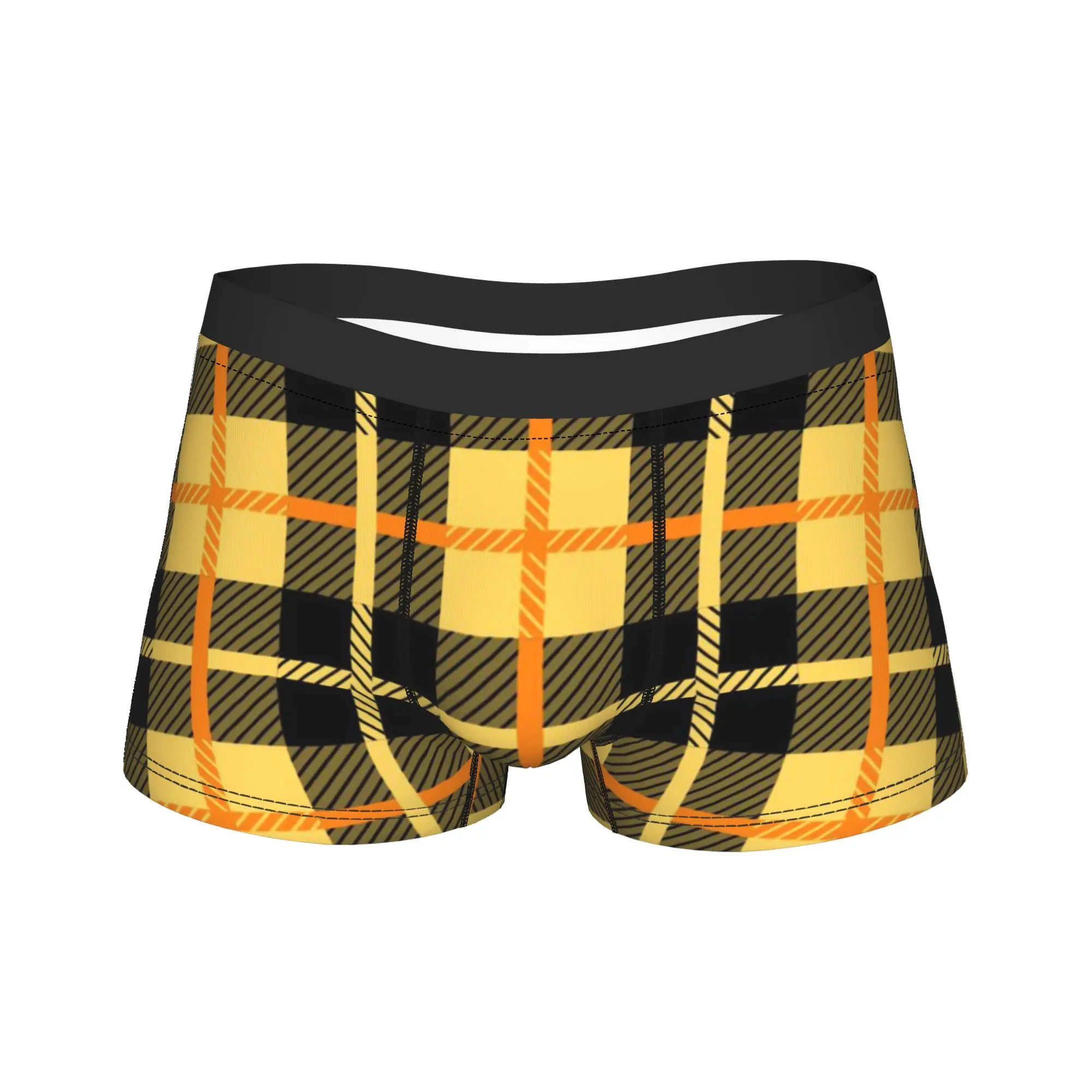 Yellow Tartan Underwear Pattern Trunk High Quality Men's Panties Funny Boxer Brief Birthday Gift
Yellow Tartan Underwear Pattern Trunk High Quality Men's Panties Funny Boxer Brief Birthday Gift