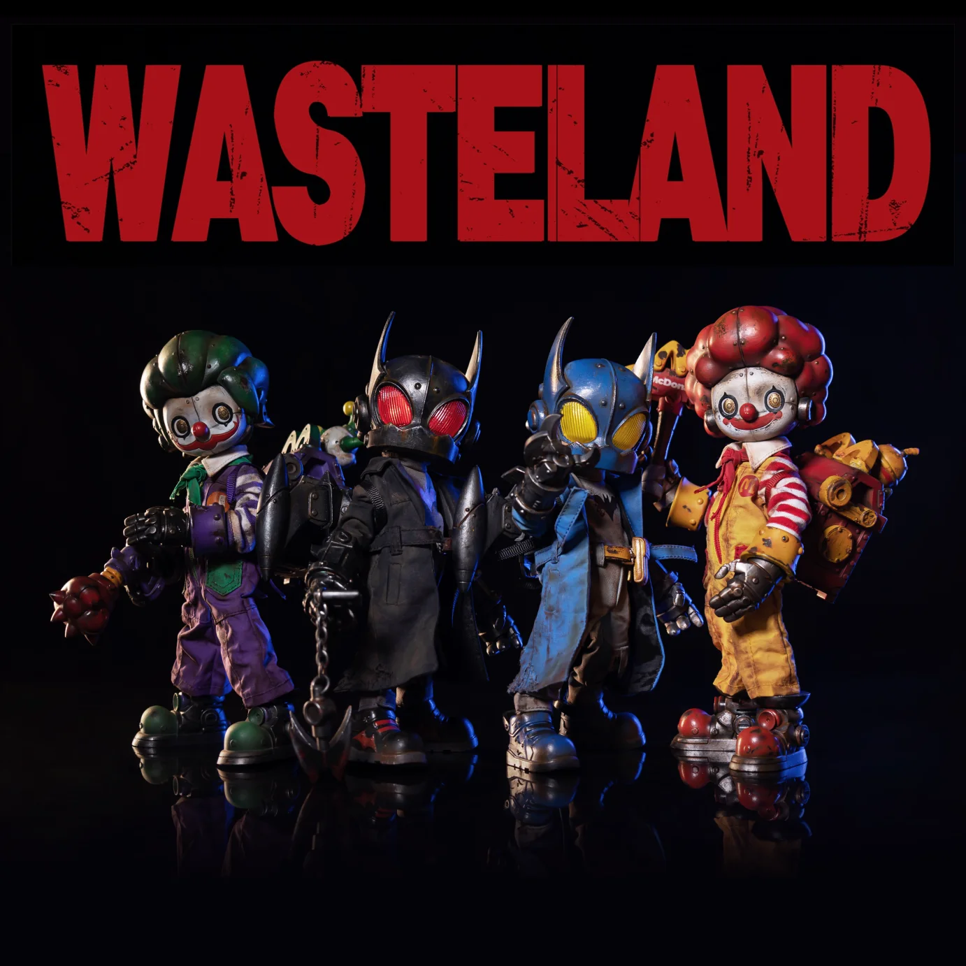 In Stock WeArtDoing Wasteland Vol.3 Crazy Clown Fast Food Panic Limited Edition 8 Inch Articulated Collectible Action Figure Toy
In Stock WeArtDoing Wasteland Vol.3 Crazy Clown Fast Food Panic Limited Edition 8 Inch Articulated Collectible Action Figure Toy