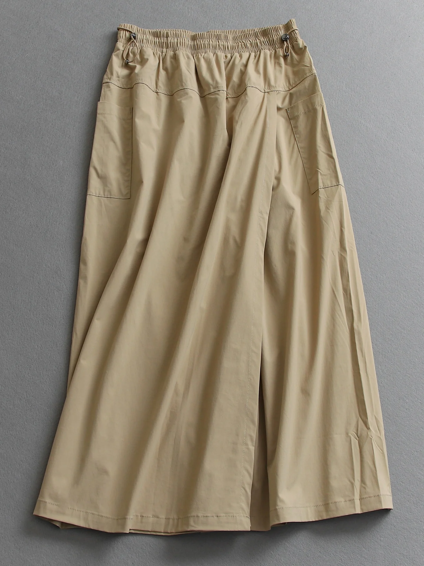 Casual Women's A-Line Midi Skirt Elastic Waist Asymmetrical Pocket Straight Leggings Pure Color Workwear Skirt W704
Casual Women's A-Line Midi Skirt Elastic Waist Asymmetrical Pocket Straight Leggings Pure Color Workwear Skirt W704
