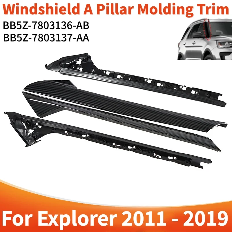 Car Windshield Exterior Trim Panels Windshield A Pillar Molding Trim For Explorer 2011 To 2019 BB5Z-7803136-AB BB5Z-7803137-AA
Car Windshield Exterior Trim Panels Windshield A Pillar Molding Trim For Explorer 2011 To 2019 BB5Z-7803136-AB BB5Z-7803137-AA