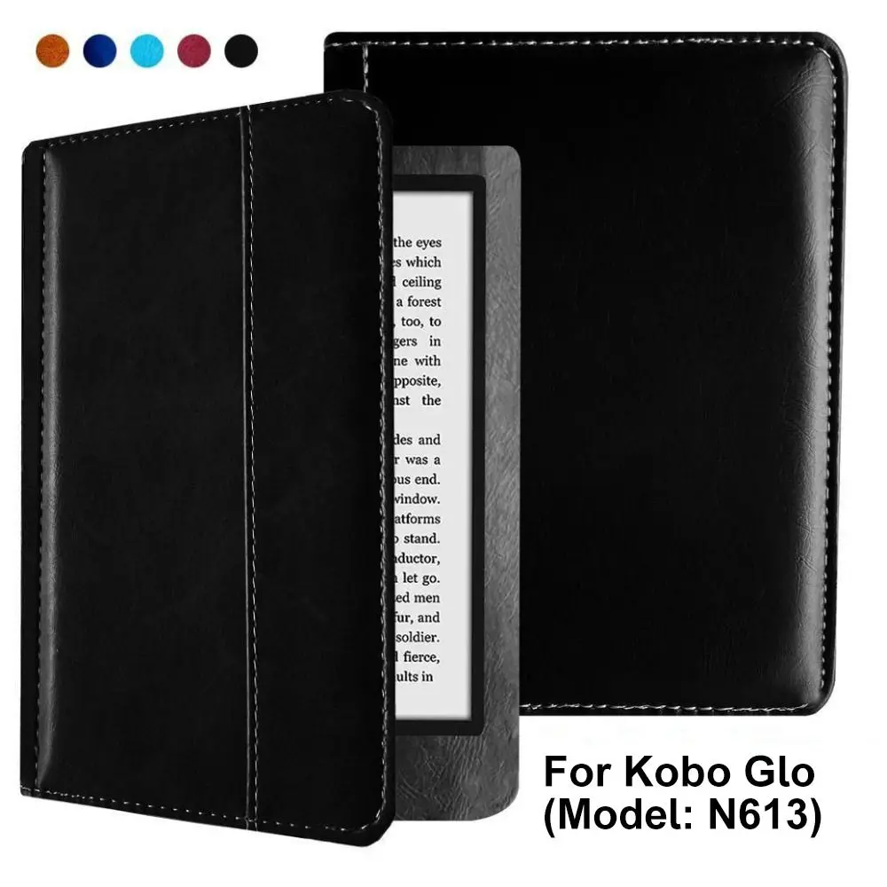 Premium 6 Inch E-Reader Case Leather Anti-fall Folio Cover Soft Microfiber Lining N613 Protective Cover for Kobo Glo
Premium 6 Inch E-Reader Case Leather Anti-fall Folio Cover Soft Microfiber Lining N613 Protective Cover for Kobo Glo