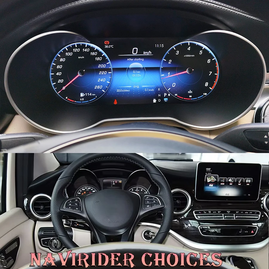 12.3 Inch LCD Dashboard Screen Speedometer Instrument For Mercedes Benz V-Class V Class V260 V250 W447 Upgrade Smart Cluster
12.3 Inch LCD Dashboard Screen Speedometer Instrument For Mercedes Benz V-Class V Class V260 V250 W447 Upgrade Smart Cluster