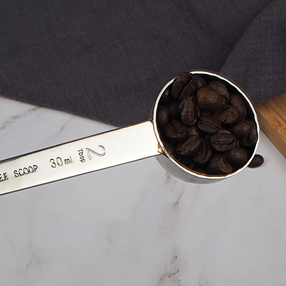 Dual Sided Measuring Spoon Stainless Steel Coffee Beans Kitchen Baking Spice Powder Milk Dry Tea Storage Easy Clean Measuring
Dual Sided Measuring Spoon Stainless Steel Coffee Beans Kitchen Baking Spice Powder Milk Dry Tea Storage Easy Clean Measuring