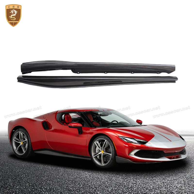For Ferrari 296 GTB OEM Style Car Side Extension Skirt Dry Carbon Fiber Replacement Guard Molding Protect Trim
For Ferrari 296 GTB OEM Style Car Side Extension Skirt Dry Carbon Fiber Replacement Guard Molding Protect Trim