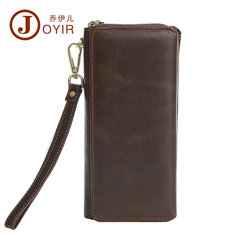 Pure cowhide business hand-held men's multi-card position long money card bag, genuine leather high-end wallet, men's fashion ac
Pure cowhide business hand-held men's multi-card position long money card bag, genuine leather high-end wallet, men's fashion ac