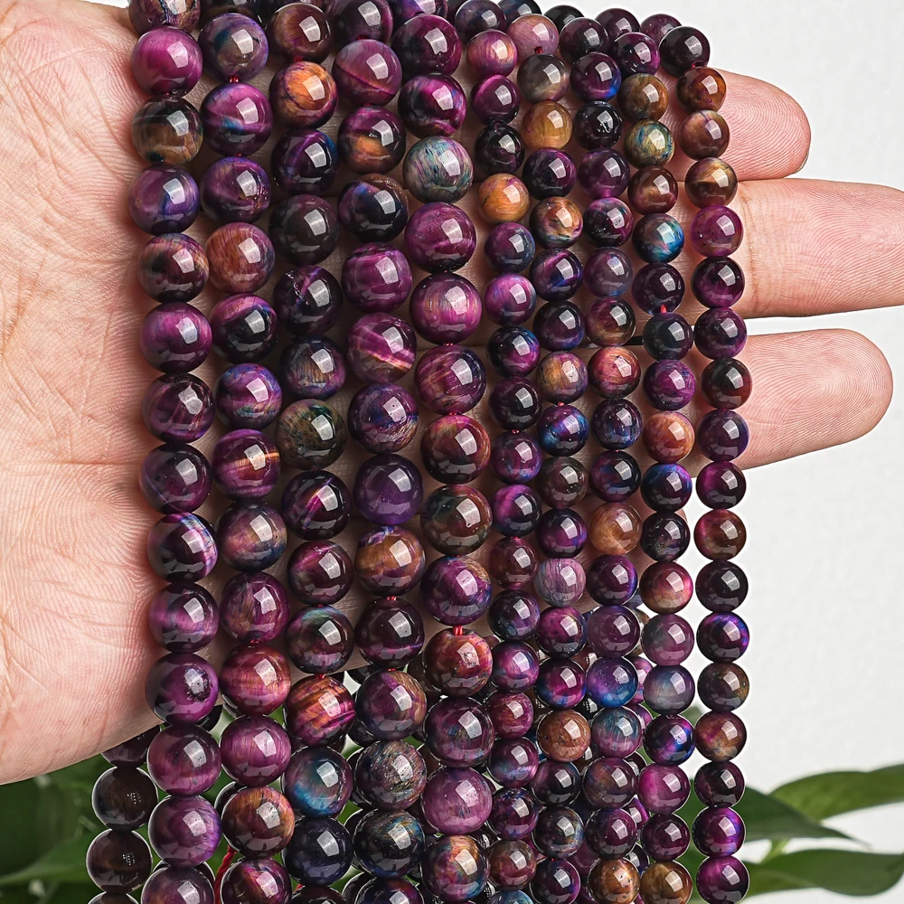 Wholesale Natural Tiger Eye Beads AAA Grade Round Gemstone Beads for Bracelet Necklace Making 6mm 8mm Healing Stone
Wholesale Natural Tiger Eye Beads AAA Grade Round Gemstone Beads for Bracelet Necklace Making 6mm 8mm Healing Stone