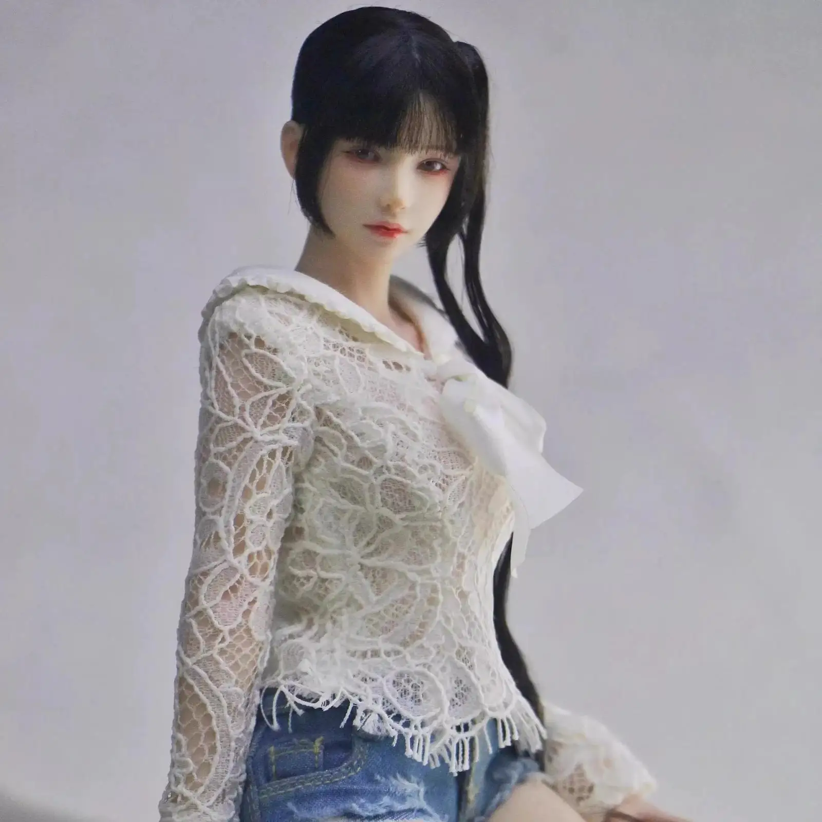 1/6 Scale Action Figure Clothes, White Lace Top, Mini, Fashion Casual Doll Costume Photo Prop Women Dress up for 12" Female Body
1/6 Scale Action Figure Clothes, White Lace Top, Mini, Fashion Casual Doll Costume Photo Prop Women Dress up for 12" Female Body