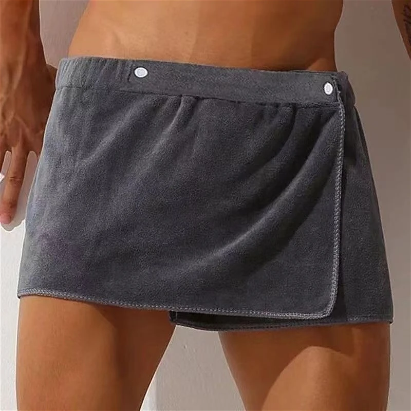 Shorts Skirt Men's Sexy Bath-Towel Underwear Homewear Absorbent Beach Anti-Glare Soft Man Bathing Boxers Skirts Swimming Pants
Shorts Skirt Men's Sexy Bath-Towel Underwear Homewear Absorbent Beach Anti-Glare Soft Man Bathing Boxers Skirts Swimming Pants