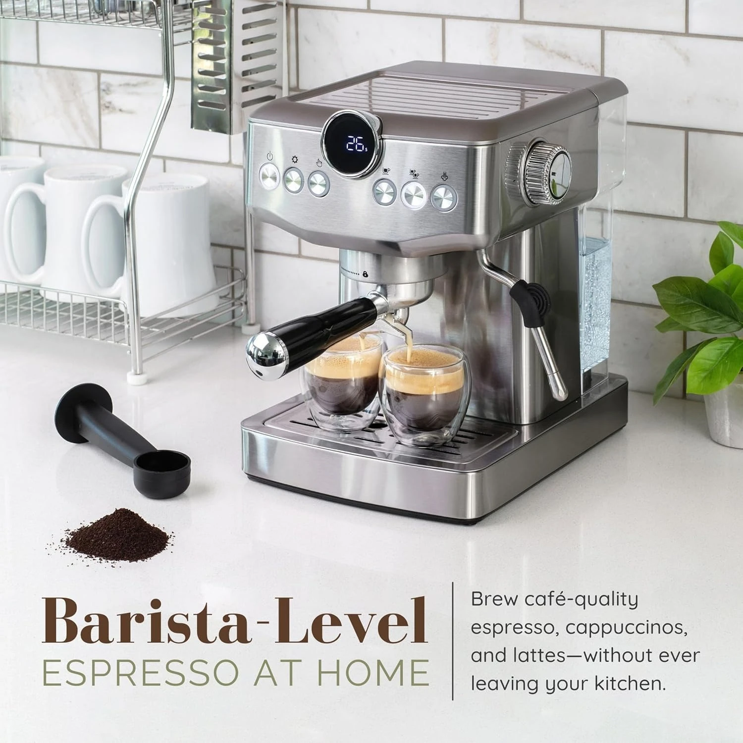 Эспрессо-машина 20 бар с паровым вспенивателем молока | Эспрессо-машина из нержавеющей стали с настраиваемой температурой заваривания | Горячая распродажа 
Эспрессо-машина 20 бар с паровым вспенивателем молока | Эспрессо-машина из нержавеющей стали с настраиваемой температурой заваривания | Горячая распродажа