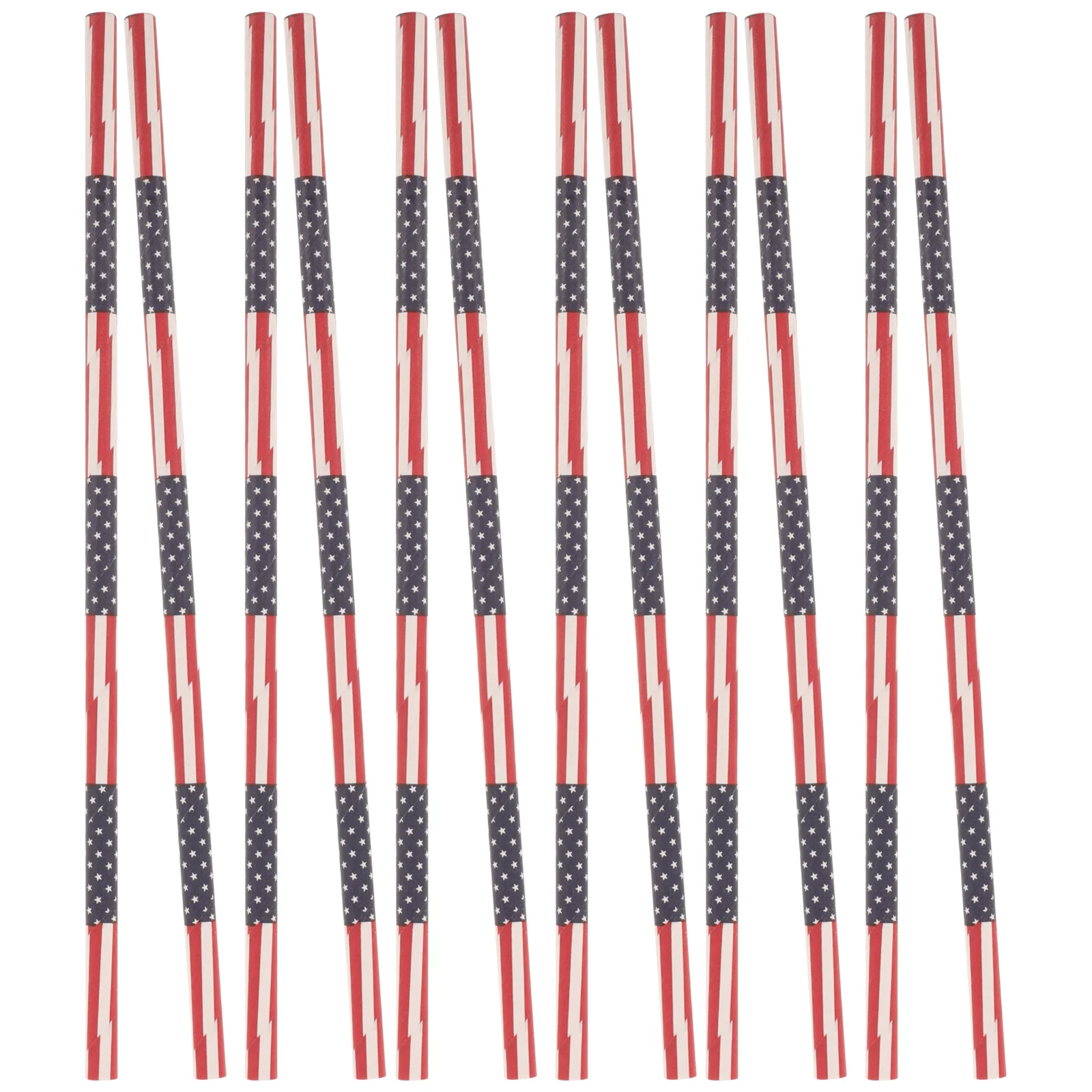 50pcs Biodegradable Paper Straws Flag Printed Star Stripe Pattern for Parties Weddings Birthdays 4thJuly Decor
50pcs Biodegradable Paper Straws Flag Printed Star Stripe Pattern for Parties Weddings Birthdays 4thJuly Decor