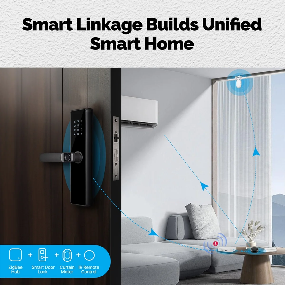 B47C Tuya ZigBee Smart Electric Curtain Robot Timing Auto Opener Closer Light Sensor App Remote Control for Alexa A
B47C Tuya ZigBee Smart Electric Curtain Robot Timing Auto Opener Closer Light Sensor App Remote Control for Alexa A