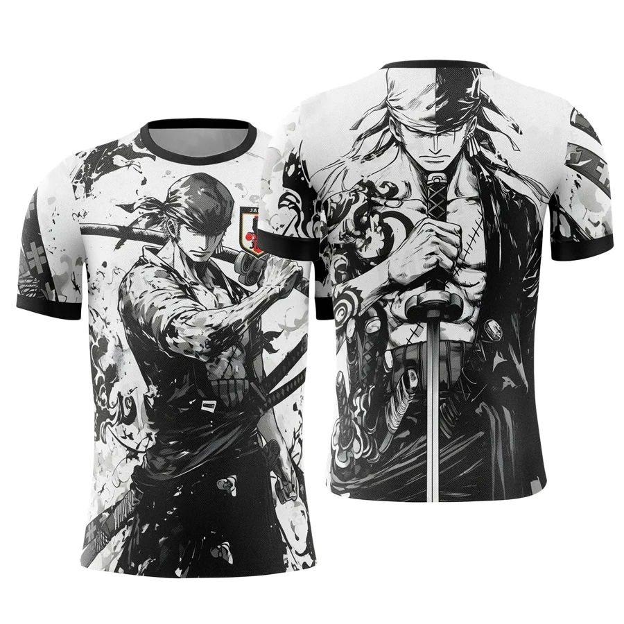 2026 Summer One Piece Zoro Retro Cosplay T-shirt Men's Oversized 3D Printed Short-sleeved Family Unisex Children's Sports Shirt
2026 Summer One Piece Zoro Retro Cosplay T-shirt Men's Oversized 3D Printed Short-sleeved Family Unisex Children's Sports Shirt
