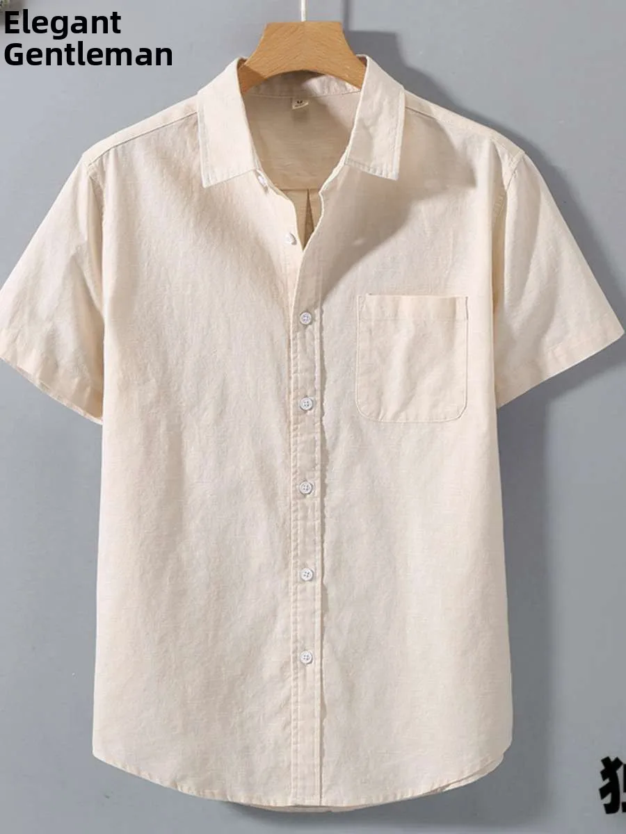Новая мужская льняная рубашка из хлопка и льна, летняя, молодежная, повседневная, свободного кроя, однотонная
Новая мужская льняная рубашка из хлопка и льна, летняя, молодежная, повседневная, свободного кроя, однотонная
