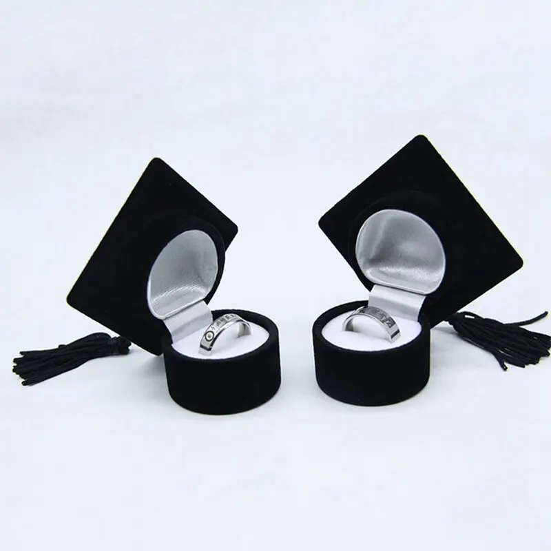 Velvet Ring Box Graduation Bachelor Cap Jewelry Packging Box Wedding Engagement Earring Box Graduation Gift Jewelry Organizer
Velvet Ring Box Graduation Bachelor Cap Jewelry Packging Box Wedding Engagement Earring Box Graduation Gift Jewelry Organizer