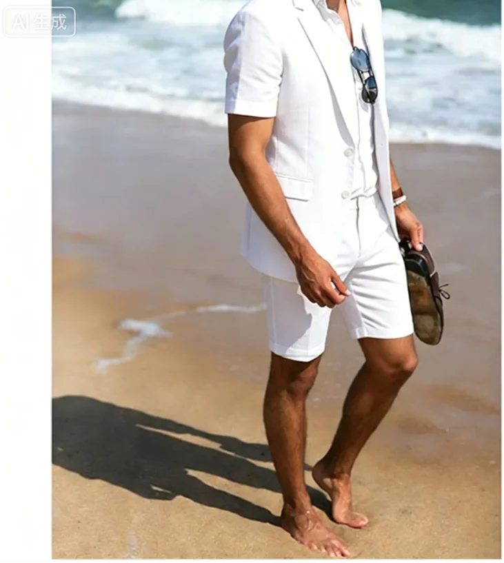 Classic White Suit Sets For Men Summer Beach Casual Outfits Birthday Party Tailor-made Fashion Men Sim Fit Blazer Pants 2 Pieces
Classic White Suit Sets For Men Summer Beach Casual Outfits Birthday Party Tailor-made Fashion Men Sim Fit Blazer Pants 2 Pieces