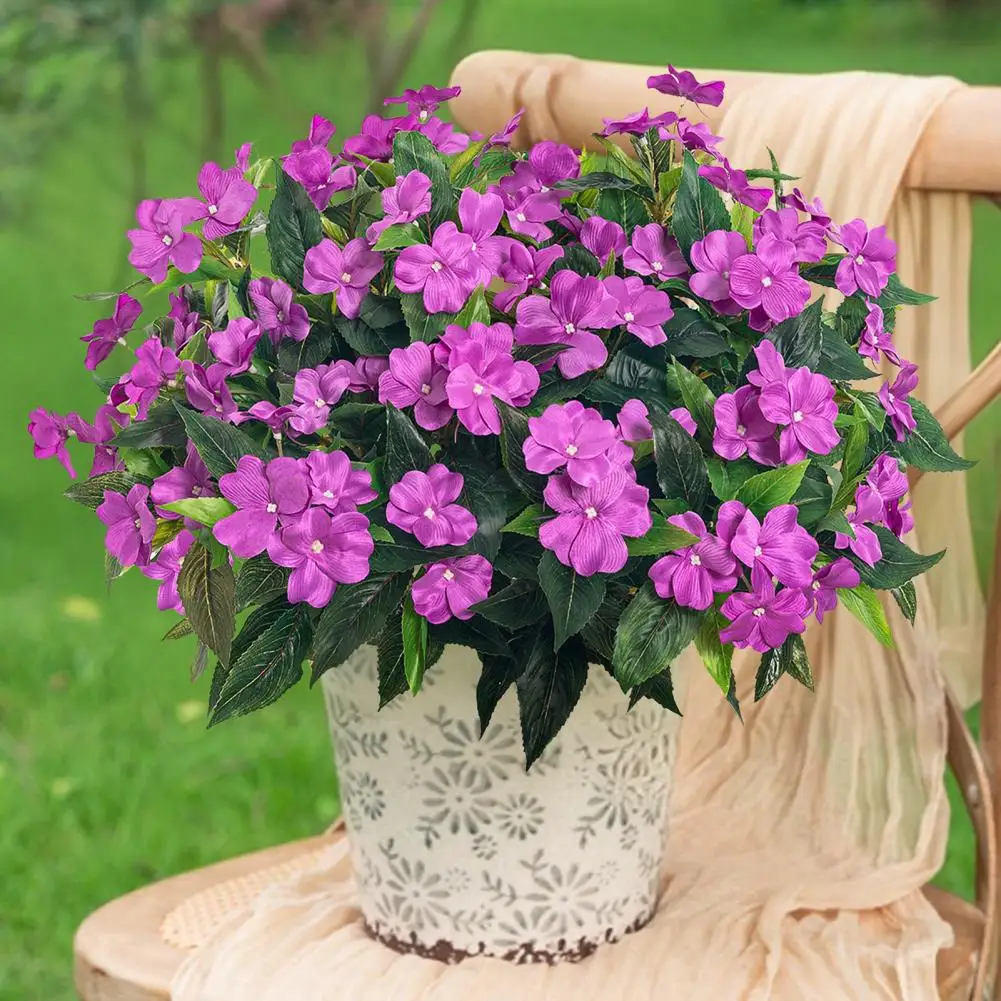 Artificial Impatiens Bouquet Flowers Silk Faux Flowers Realistic Impatiens Flowers Artificial Impatiens Bunch Balcony Decoration
Artificial Impatiens Bouquet Flowers Silk Faux Flowers Realistic Impatiens Flowers Artificial Impatiens Bunch Balcony Decoration