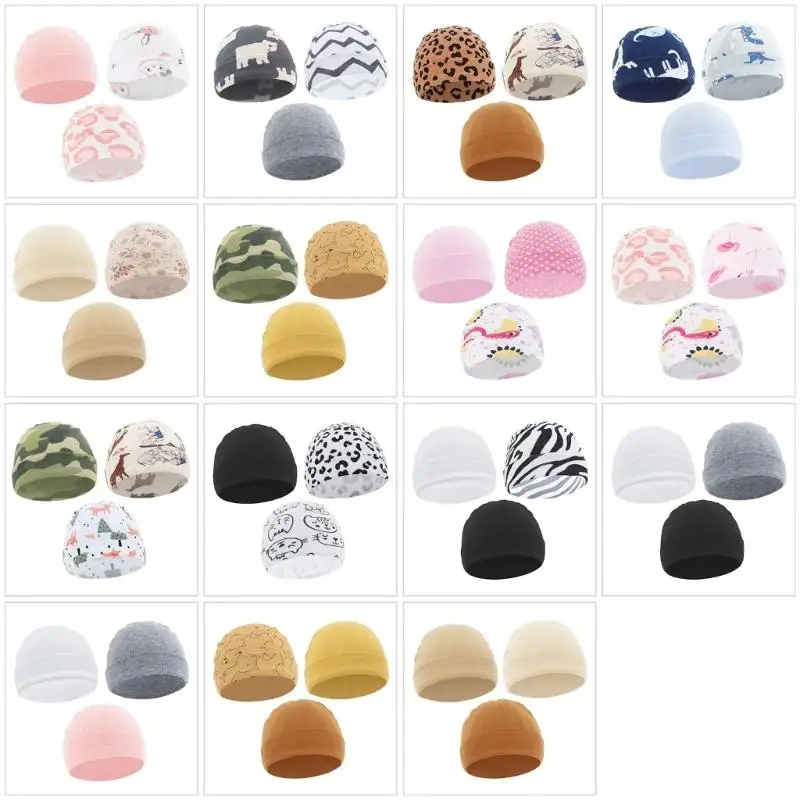 U13F 3pcs Skin Friendly Hats Cotton Hat Breathable Soft Caps Newborns Nursery Hospital Hat for Boys Girls 0-6 Month
U13F 3pcs Skin Friendly Hats Cotton Hat Breathable Soft Caps Newborns Nursery Hospital Hat for Boys Girls 0-6 Month