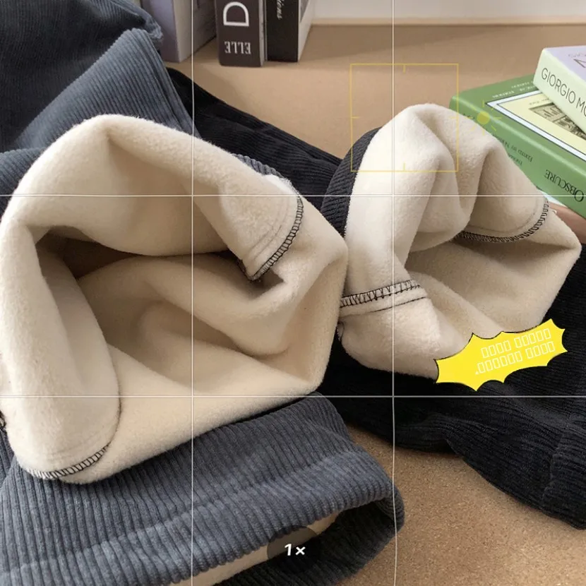 Men's Fce Lined Thiened Straight Leg Sweatpants Winter Warm Casual Trousers Loose Wide Leg Pants Comfortable Faionable
Men's Fce Lined Thiened Straight Leg Sweatpants Winter Warm Casual Trousers Loose Wide Leg Pants Comfortable Faionable