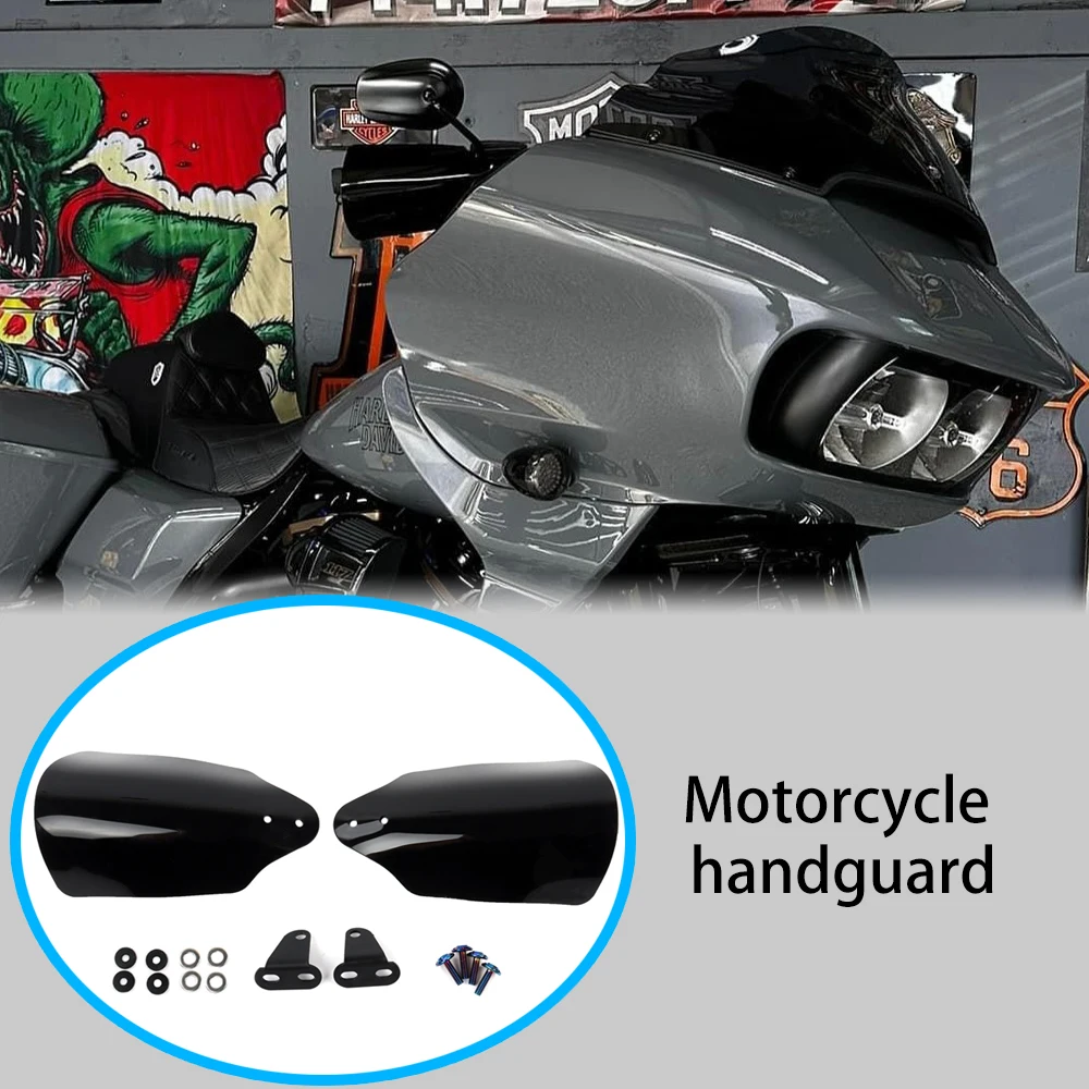 Motorcycle Handlebar Guards Cover Touring Handguards For Harley Road Glide FLTRX Road King FLHR FLHP Electra Glide FLHT 2014-20
Motorcycle Handlebar Guards Cover Touring Handguards For Harley Road Glide FLTRX Road King FLHR FLHP Electra Glide FLHT 2014-20