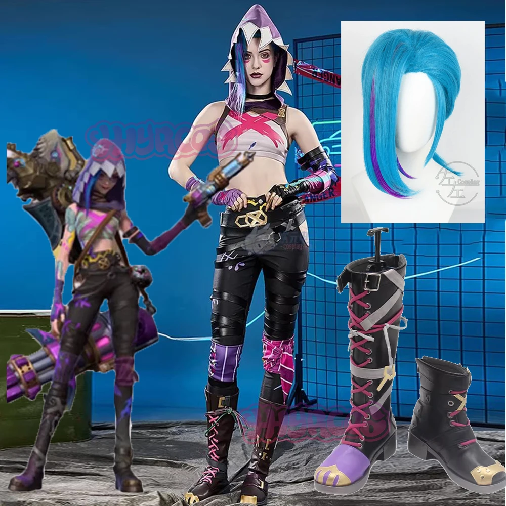 Anime Jinx Cosplay Collab Series:Game LLOL Arcane Jinx Cosplay Costume Wig Shoes Halloween Cosplay Costume Accessories Hat
Anime Jinx Cosplay Collab Series:Game LLOL Arcane Jinx Cosplay Costume Wig Shoes Halloween Cosplay Costume Accessories Hat
