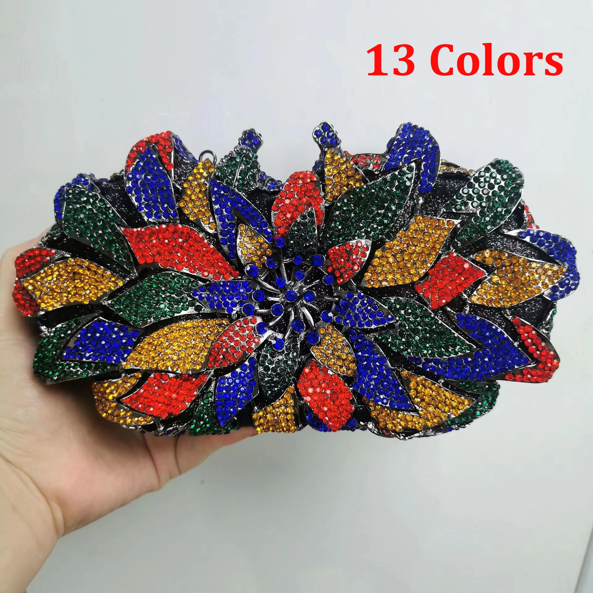 Luxury 12 Colors Diamond Lady Evening Clutch Bag Fashion Crystal Gold Party Wedding Rhinestone Handbag Dinner Phone Clutches
Luxury 12 Colors Diamond Lady Evening Clutch Bag Fashion Crystal Gold Party Wedding Rhinestone Handbag Dinner Phone Clutches