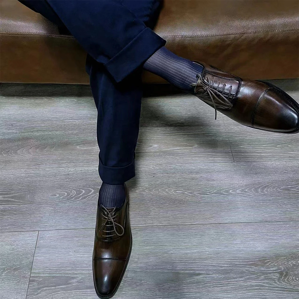 1 Pair Men's Summer Thin See-Through Silky Socks Color Matching Sheer Men Dress Socks Breathable Business Stockings For Male
1 Pair Men's Summer Thin See-Through Silky Socks Color Matching Sheer Men Dress Socks Breathable Business Stockings For Male