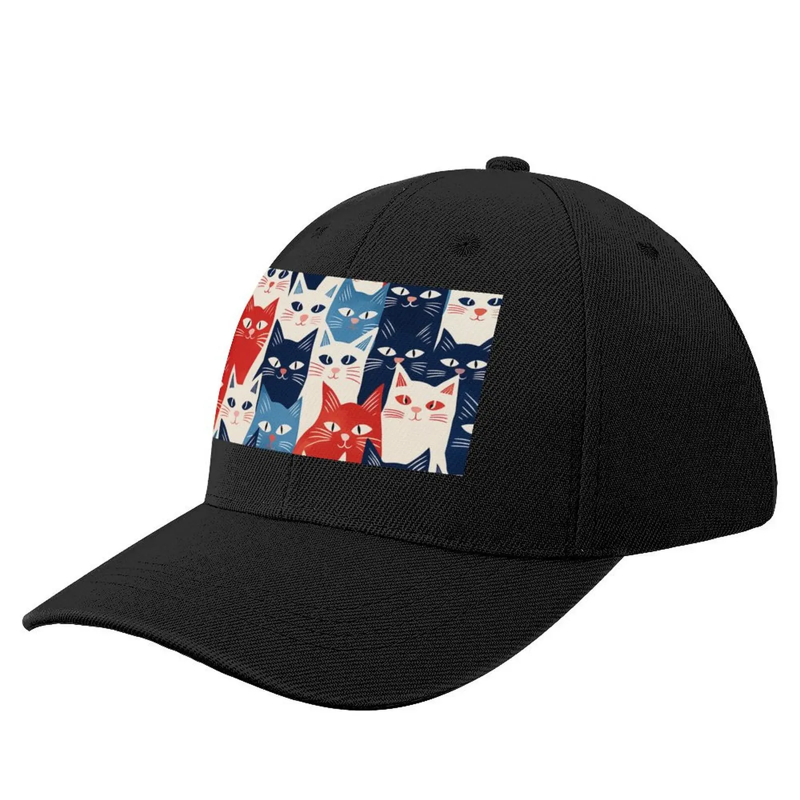 Red, White, and Blue Cats Baseball Cap Military Tactical Cap Sunscreen Women's Men's
Red, White, and Blue Cats Baseball Cap Military Tactical Cap Sunscreen Women's Men's