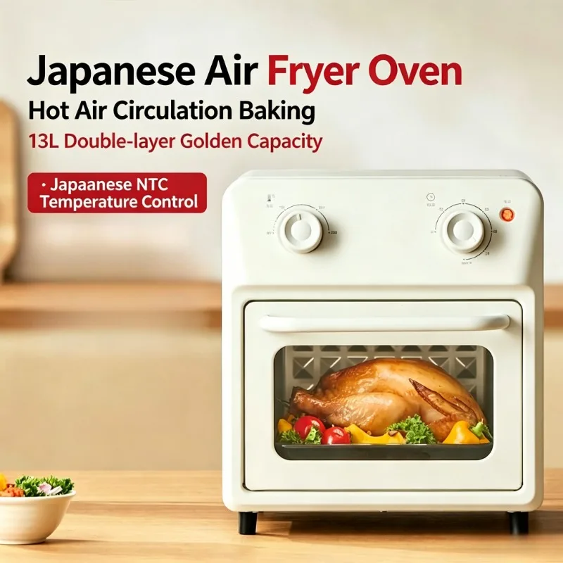 Portable Household Convection Oven Multifunctional Air Fryer Combo Electric Oven For Cake Pizza Bread Baking Kitchen appliances
Portable Household Convection Oven Multifunctional Air Fryer Combo Electric Oven For Cake Pizza Bread Baking Kitchen appliances
