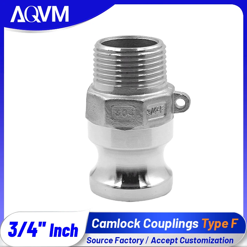 Type F Camlock DN20 3/4 Inch SS304 Groove Coupling Fuel Transfer Potable Water Hydraulic Quick Connect Industrial Adapter
Type F Camlock DN20 3/4 Inch SS304 Groove Coupling Fuel Transfer Potable Water Hydraulic Quick Connect Industrial Adapter