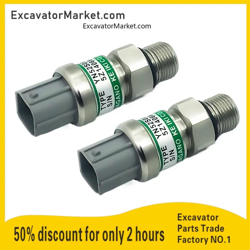For Kobelco Excavator pressure switch SK120/200/230/250-6 Hydraulic pump HP sensor27P1 Excavator Parts Excavator Accessories
For Kobelco Excavator pressure switch SK120/200/230/250-6 Hydraulic pump HP sensor27P1 Excavator Parts Excavator Accessories