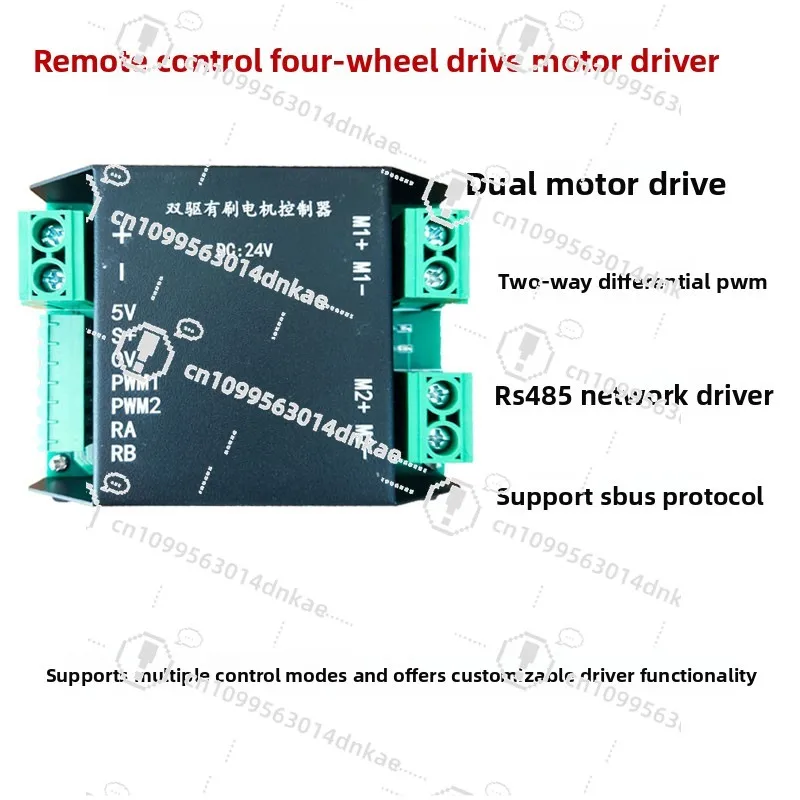 2-Way Dual-drive Remote Control Lawn Mower Crawler Control Driver, Model Aircraft ESC, High-power 12V24V Motor
2-Way Dual-drive Remote Control Lawn Mower Crawler Control Driver, Model Aircraft ESC, High-power 12V24V Motor