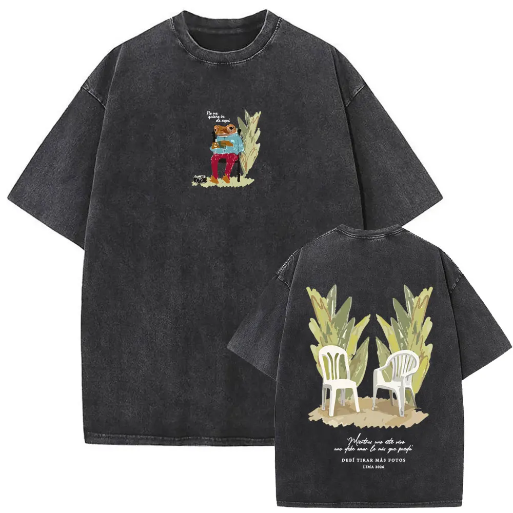 Washed Vintage Rapper Bad Bunny T-shirt DeBi TiRAR MaS FOToS DTMF Merch 2026 Streetwear Men Fashion Hip Hop Oversized T-shirts
Washed Vintage Rapper Bad Bunny T-shirt DeBi TiRAR MaS FOToS DTMF Merch 2026 Streetwear Men Fashion Hip Hop Oversized T-shirts