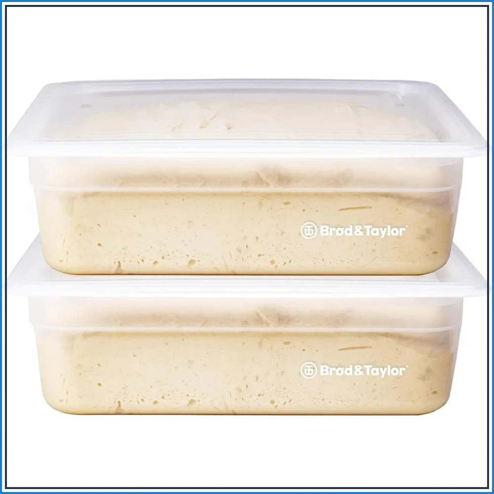 Proofing Container 2 Pack, 6L Capacity Fits Up to 3000g Dough – Dough Rising Box for Bread, Sourdough & Pizza, Dishwasher Safe, BPA-Free
Proofing Container 2 Pack, 6L Capacity Fits Up to 3000g Dough – Dough Rising Box for Bread, Sourdough & Pizza, Dishwasher Safe, BPA-Free