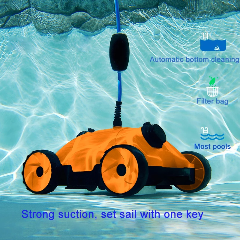 Robotic cleaner with powerful dual scrubber and multiple filtration for in-ground pools
Robotic cleaner with powerful dual scrubber and multiple filtration for in-ground pools