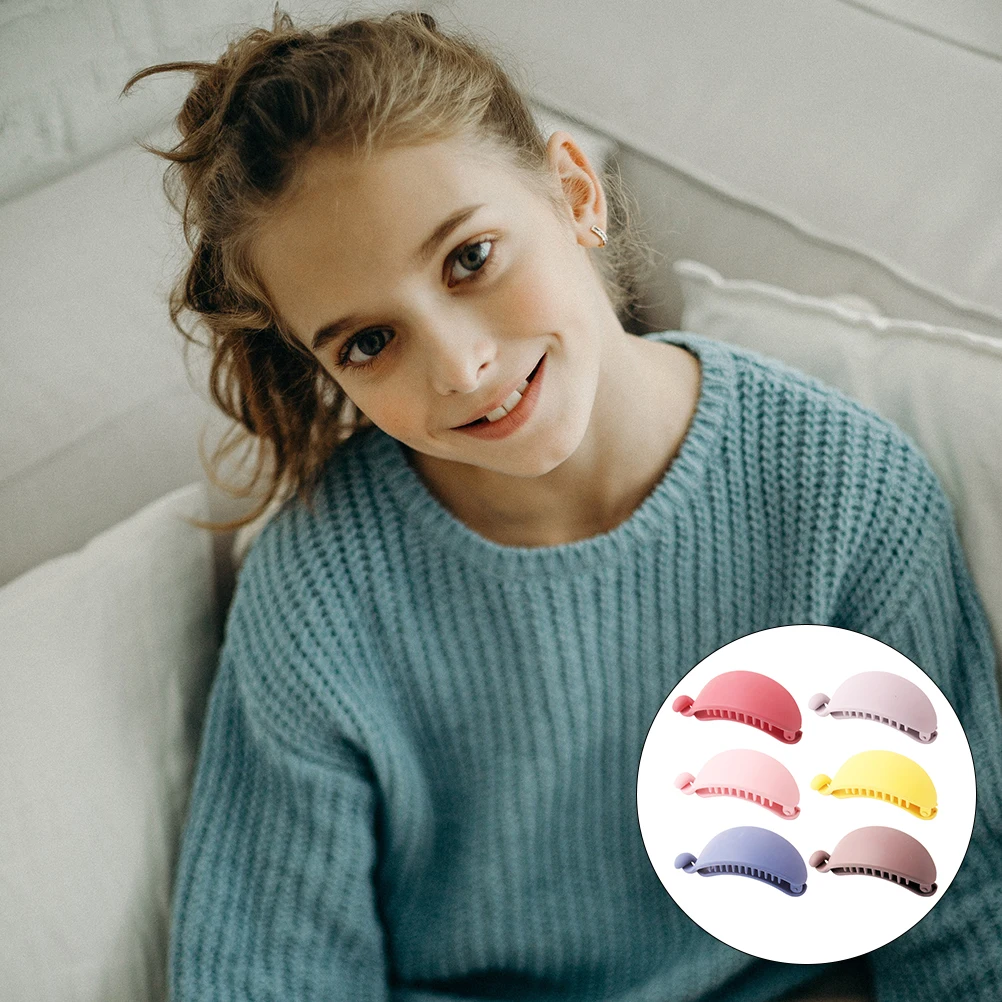 6pcs Ponytail Hair Clips Plastic Banana Shape Matte Solid Color Retro Comfortable Daily Wear Accessories Hair Barrette
6pcs Ponytail Hair Clips Plastic Banana Shape Matte Solid Color Retro Comfortable Daily Wear Accessories Hair Barrette
