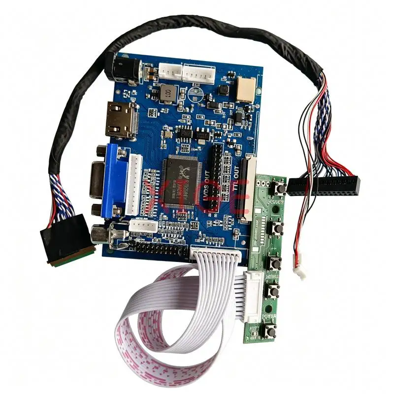 Controller Board Fit LP156WF1 LP156WFC LP156WF4 LP156WF2 1920*1080 Laptop Monitor Panel 1920x1080 AV+HDMI+VGA LVDS-40Pin DIY Kit
Controller Board Fit LP156WF1 LP156WFC LP156WF4 LP156WF2 1920*1080 Laptop Monitor Panel 1920x1080 AV+HDMI+VGA LVDS-40Pin DIY Kit