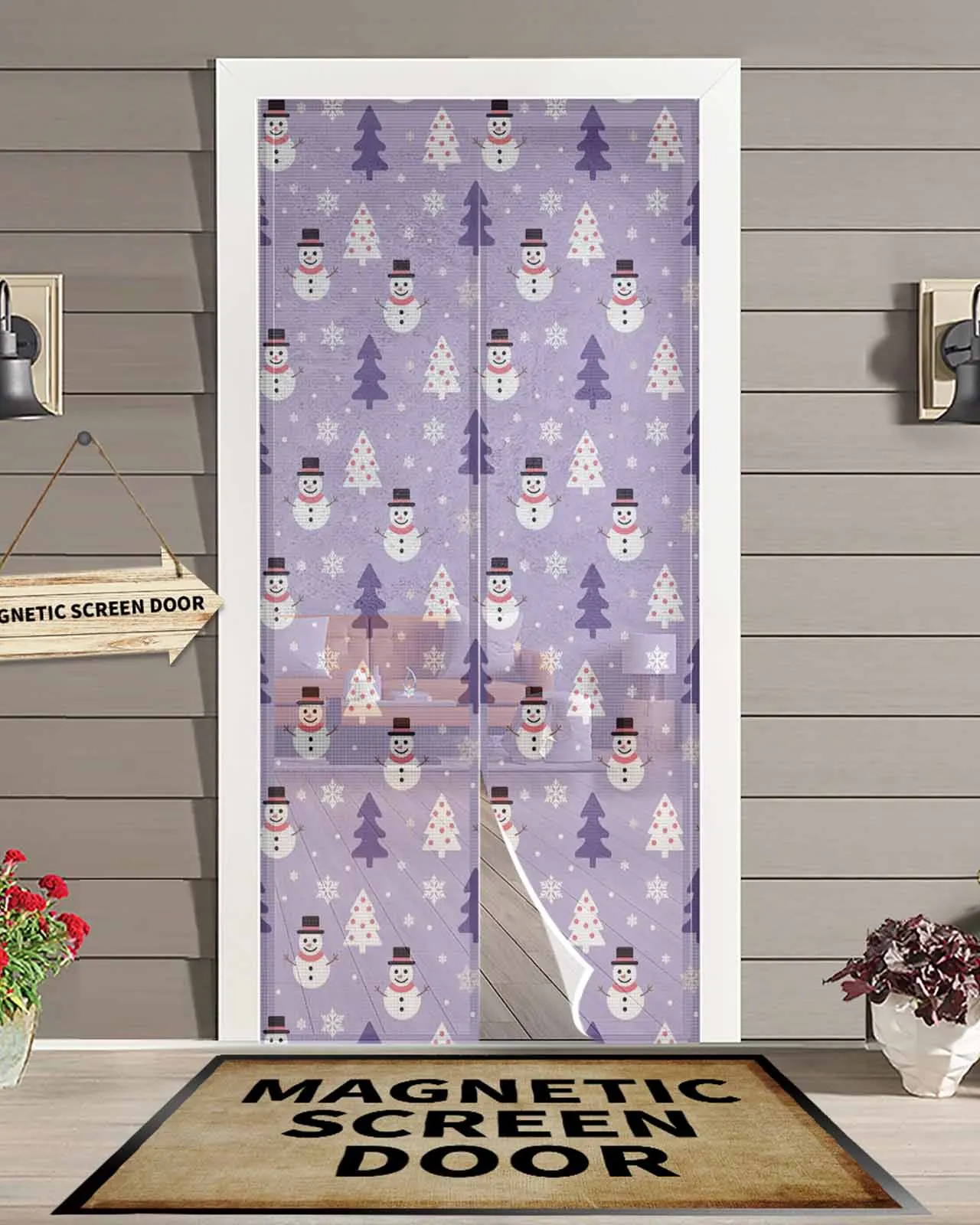Purple Snowman Christmas Tree Magnetic Door Curtain Living Room Bedroom Home Anti-mosquito Screen Door Curtain
Purple Snowman Christmas Tree Magnetic Door Curtain Living Room Bedroom Home Anti-mosquito Screen Door Curtain