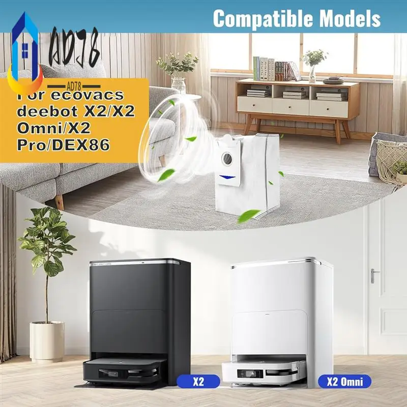 AD78-14 упаковка мешков для пыли для Ecovacs Deebot X2 Omni/X2/X2 PRO/DEX86 аксессуары для роботов-пылесосов пылесборник
AD78-14 упаковка мешков для пыли для Ecovacs Deebot X2 Omni/X2/X2 PRO/DEX86 аксессуары для роботов-пылесосов пылесборник
