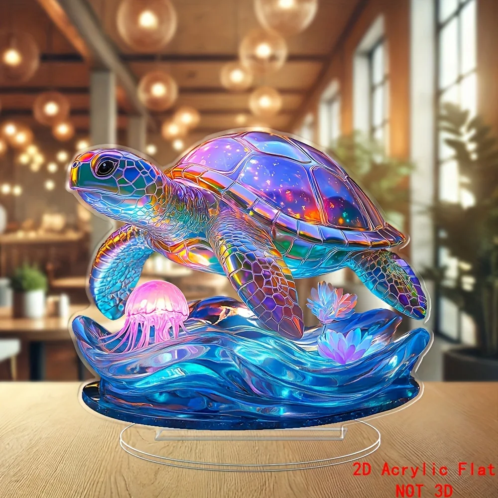 New Turtle Summer Flat Tabletop Ornament Printing Creative Color Jellyfish Ocean Ornament
New Turtle Summer Flat Tabletop Ornament Printing Creative Color Jellyfish Ocean Ornament